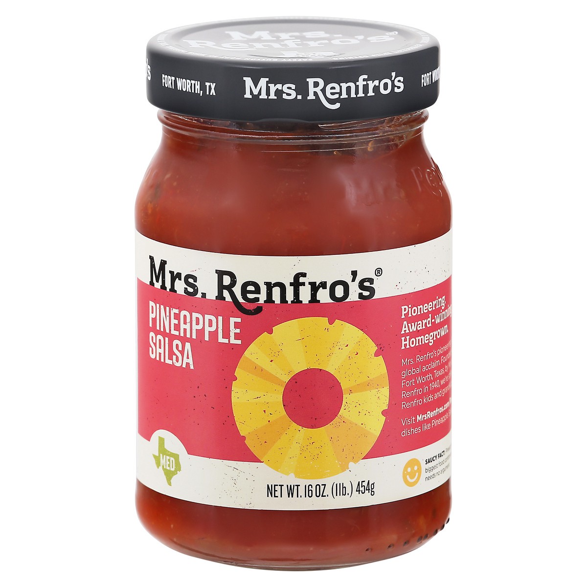 slide 5 of 9, Mrs. Renfro's Medium Pineapple Salsa 16 oz, 16 oz