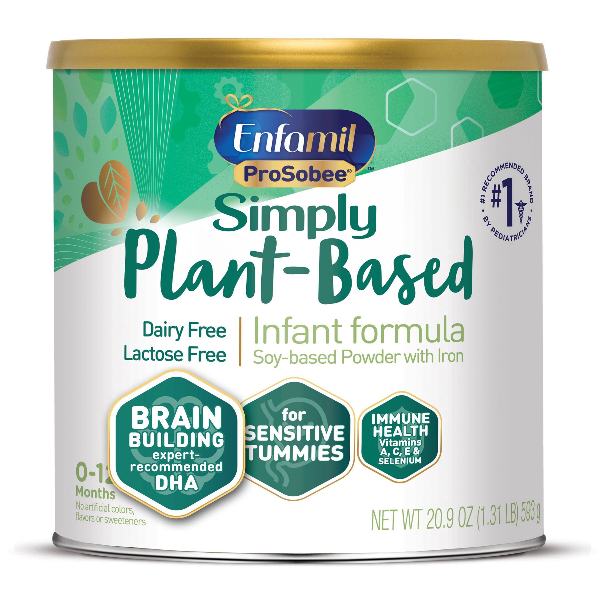 slide 4 of 17, Enfamil Plant-Based Soy Powder Infant Formula - 20.9oz, 22 oz