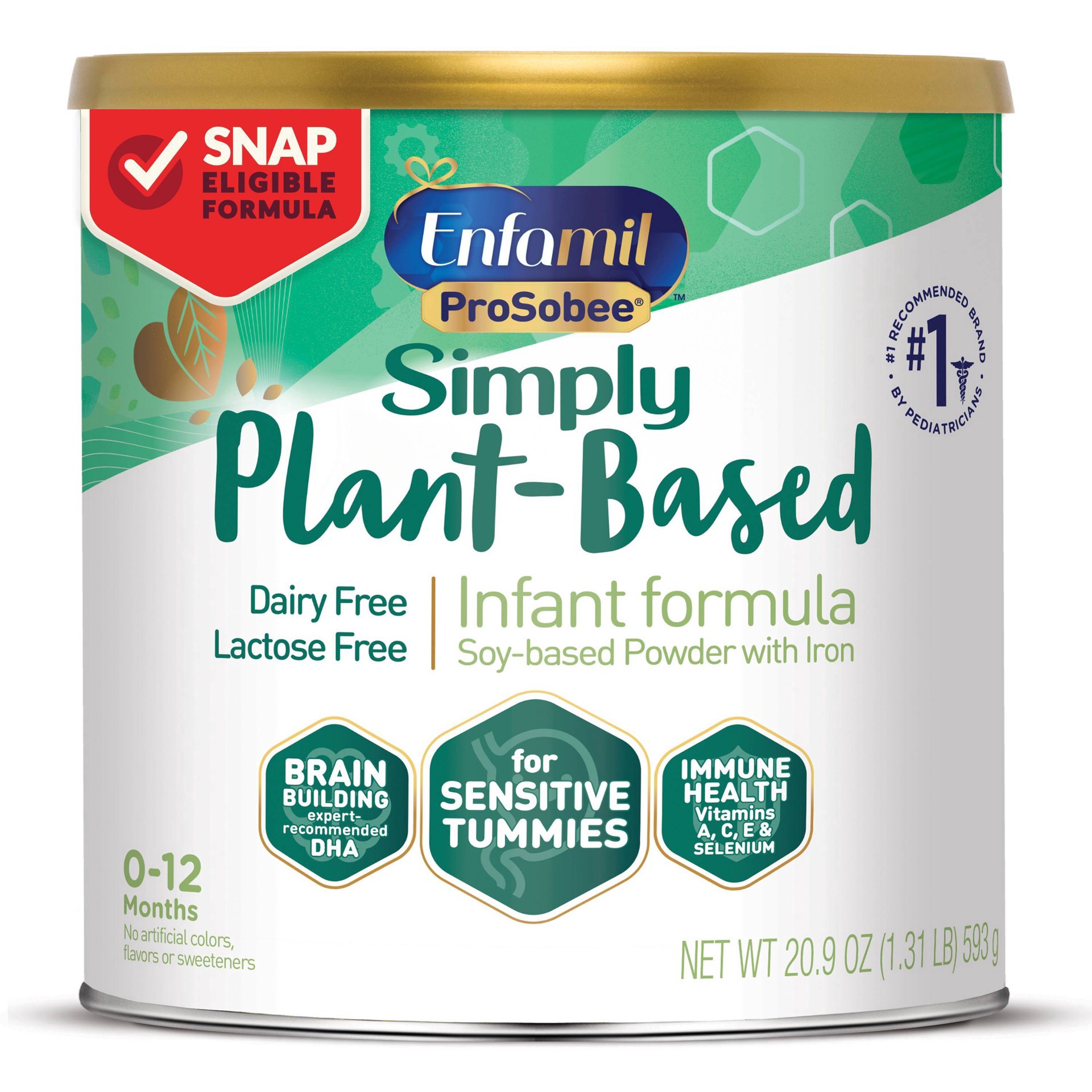 slide 9 of 17, Enfamil Plant-Based Soy Powder Infant Formula - 20.9oz, 22 oz