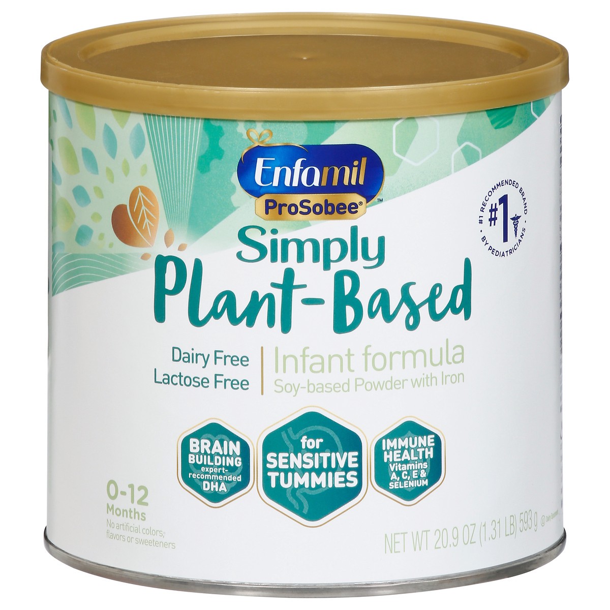 slide 1 of 17, Enfamil Plant-Based Soy Powder Infant Formula - 20.9oz, 22 oz