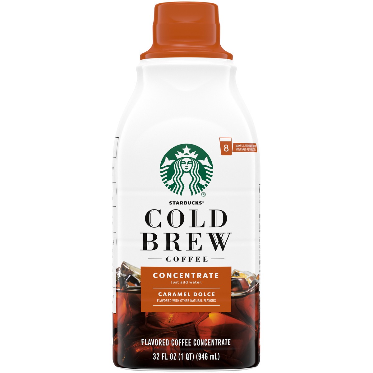 slide 6 of 9, STARBUCKS COLD BREW Caramel Dolce Coffee Concentrate 32 fl. oz. Bottle, 32 fl oz