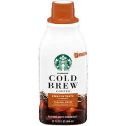 STARBUCKS COLD BREW Caramel Dolce Coffee Concentrate 32 fl. oz. Bottle