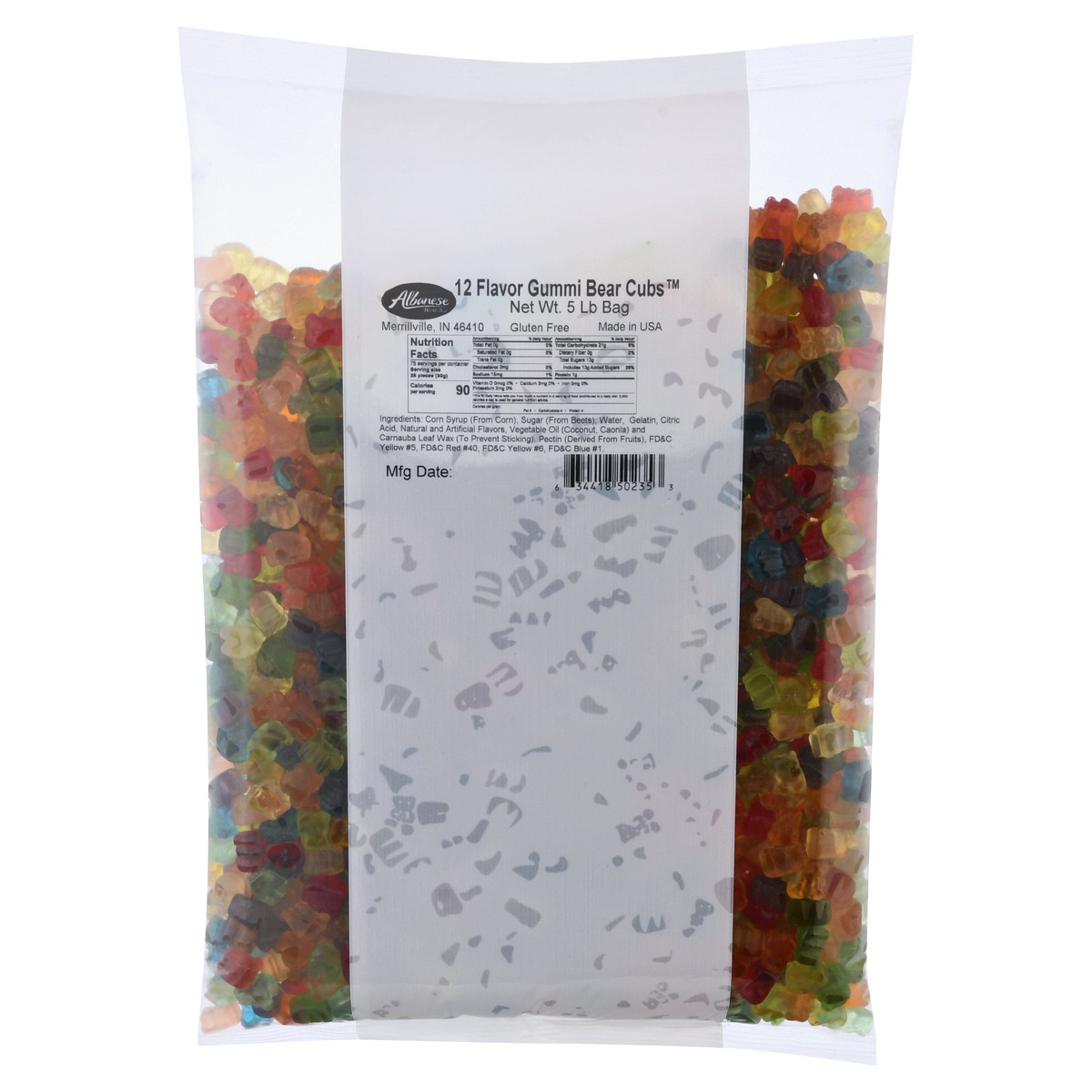 slide 9 of 13, Albanese World's Best 12 Flavor Gummi Bear Cubs 5 lb, 5 lb