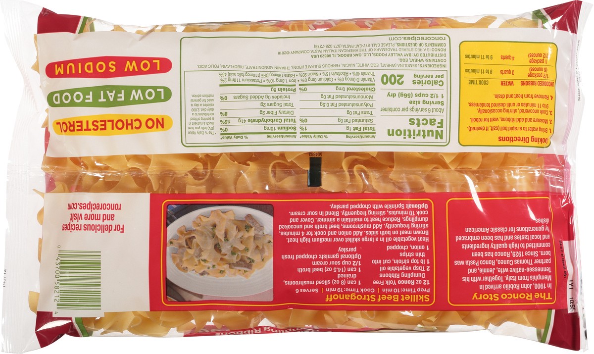 slide 5 of 14, Ronco Yolk Free Dumpling Ribbons 12 oz, 12 oz