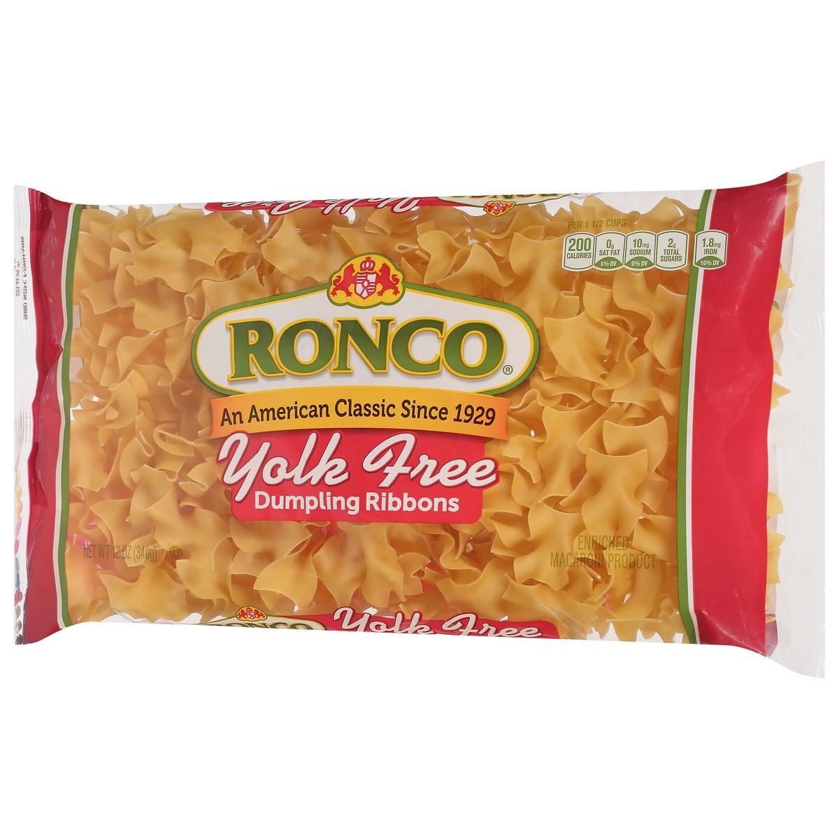 slide 6 of 14, Ronco Yolk Free Dumpling Ribbons 12 oz, 12 oz