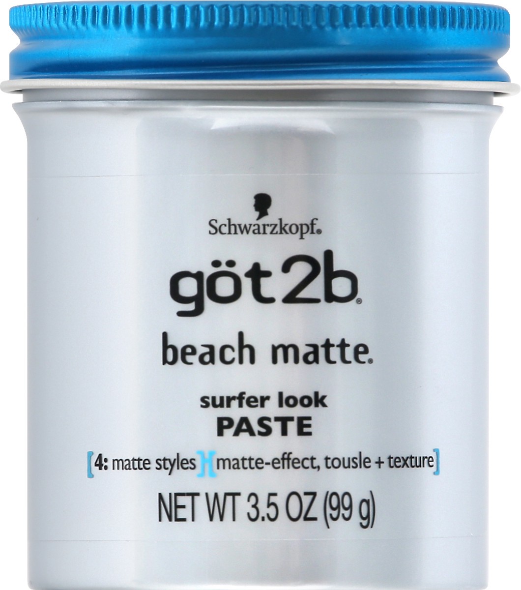 slide 1 of 2, göt2b Beach Matte Surfer Look Paste 3.5 oz, 3.5 oz