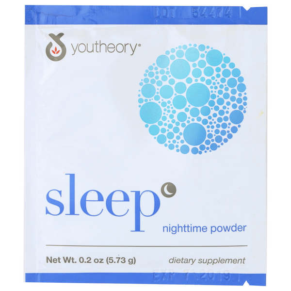 slide 1 of 1, youtheory Sleep Nighttime Powder Dietary Supplement, 0.2 oz