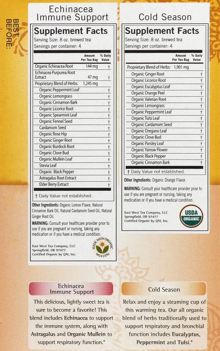 slide 3 of 5, Yogi Cold Season Sampler Tea Bags, 16 ct