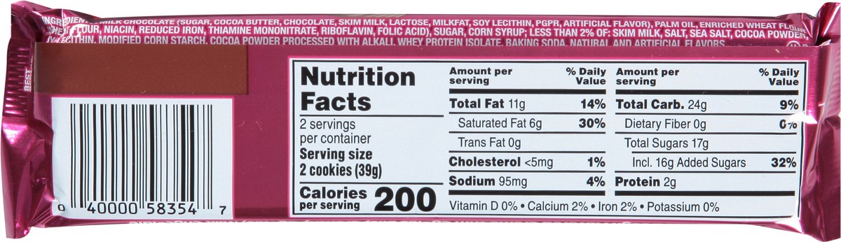 slide 6 of 9, TWIX Cookie Dough Cookie Bars Share Size 4 ea, 2.72 oz