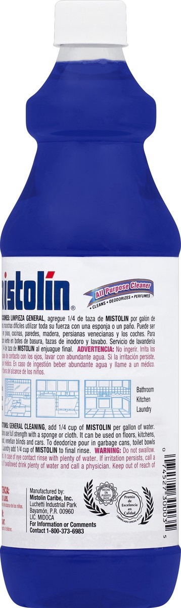 slide 3 of 3, Mistolin Multipurpose Cleaner&Deodorizer Lavender, 28 oz