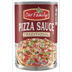 Our Family Pizza Sce Can