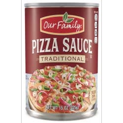 Our Family Pizza Sce Can