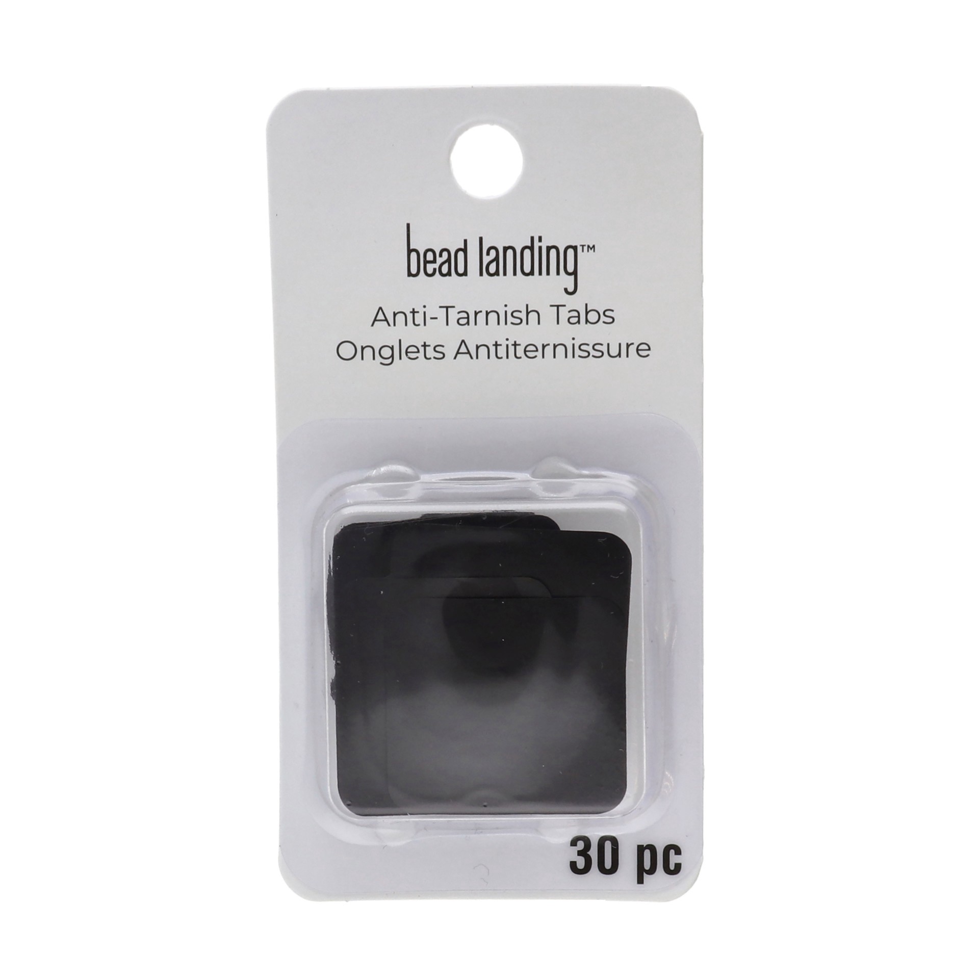 slide 5 of 5, 1" Anti-Tarnish Tabs, 30ct. By Bead Landing, 30 ct