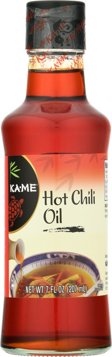 slide 1 of 9, Ka-Me Hot Chili Oil, 7 fl oz