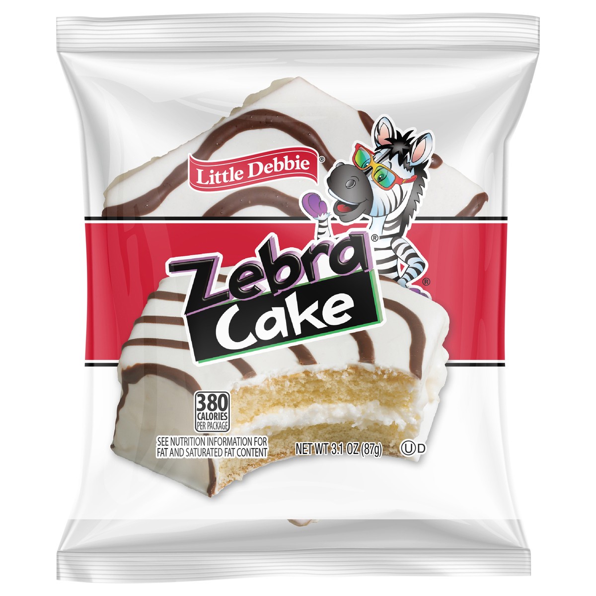 slide 1 of 9, Little Debbie Snack Cakes, Little Debbie Snack ZEBRA  cakes, 3.1 oz