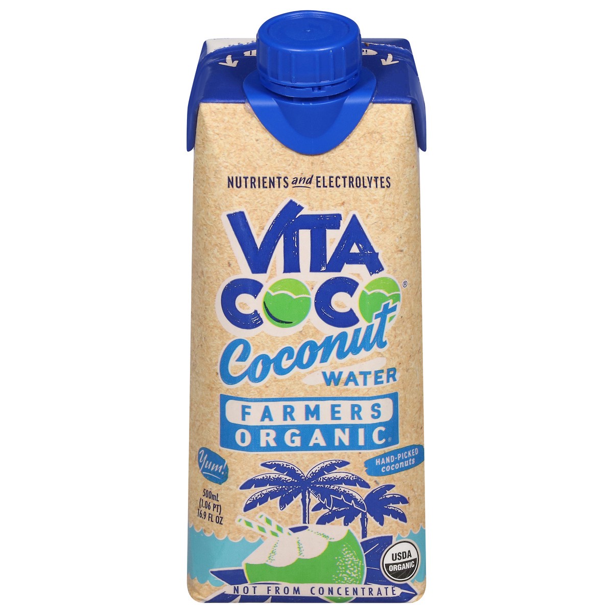 slide 1 of 9, Vita Coco Farmers Organic Coconut Water - 1.06 fl oz, 1.06 fl oz