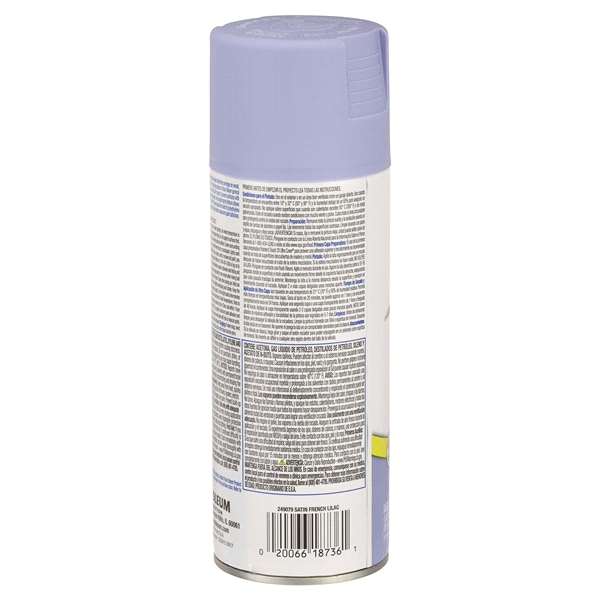 slide 4 of 9, Rust-Oleum Painter’s Touch 2X Ultra Cover Spray Paint - 249079, Satin French Lilac, 12 oz