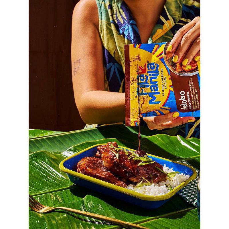 slide 3 of 5, Fila Manila Filipino Adobo Sauce - 8oz, 8 oz
