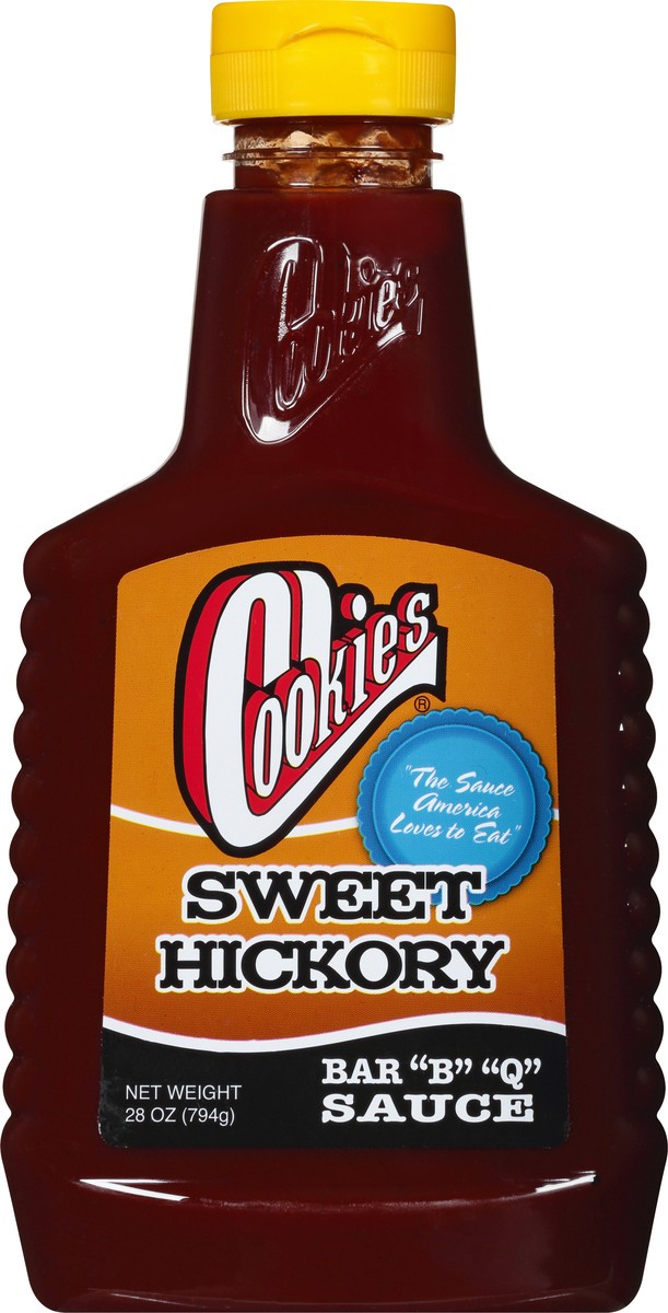 slide 1 of 9, Cookies BBQ Sweet Hickory Bbq Sauce, 28 oz