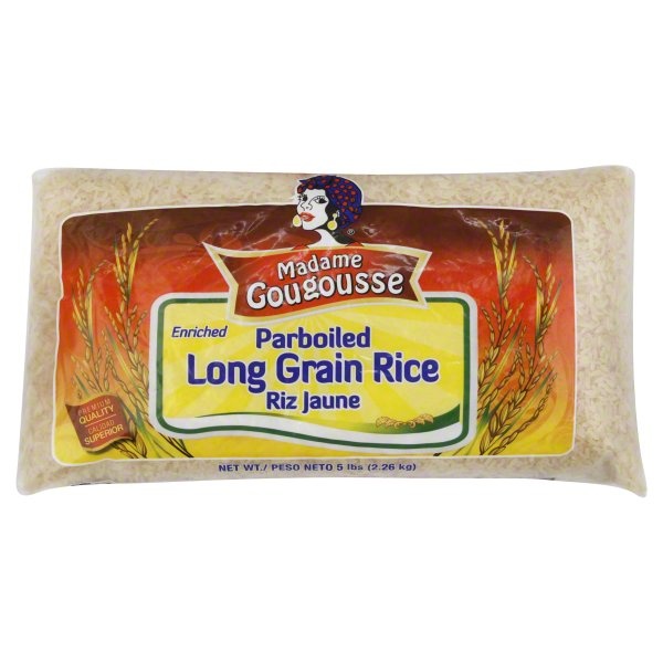 slide 1 of 1, Madame Gougousse Parboiled Long Grain Rice, 5 lb