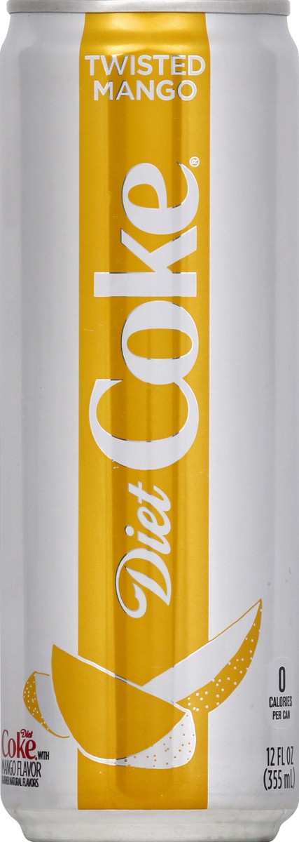 slide 2 of 4, Coca-Cola Twisted Mango Diet Coke - 12 fl oz, 12 fl oz