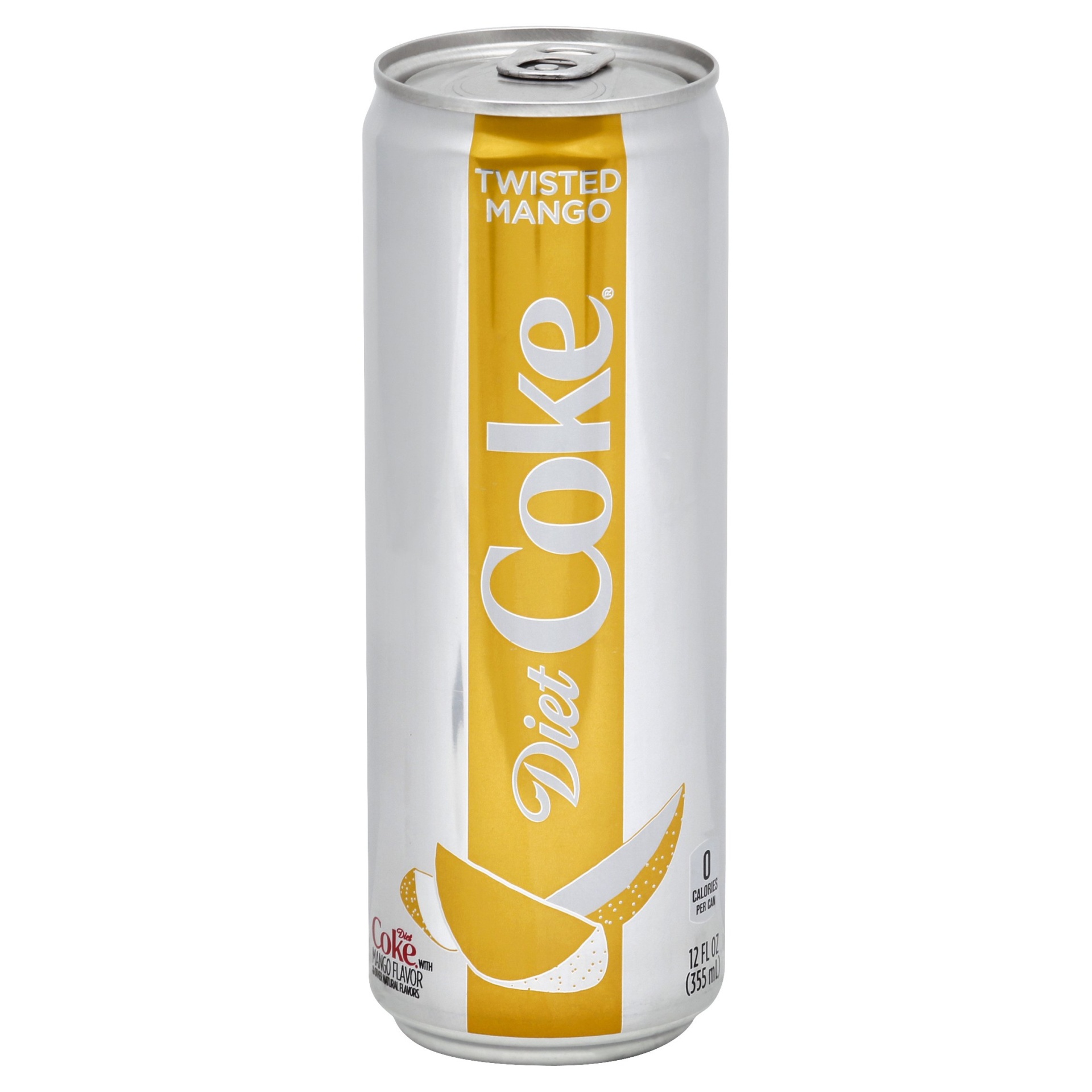 slide 1 of 4, Coca-Cola Twisted Mango Diet Coke - 12 fl oz, 12 fl oz