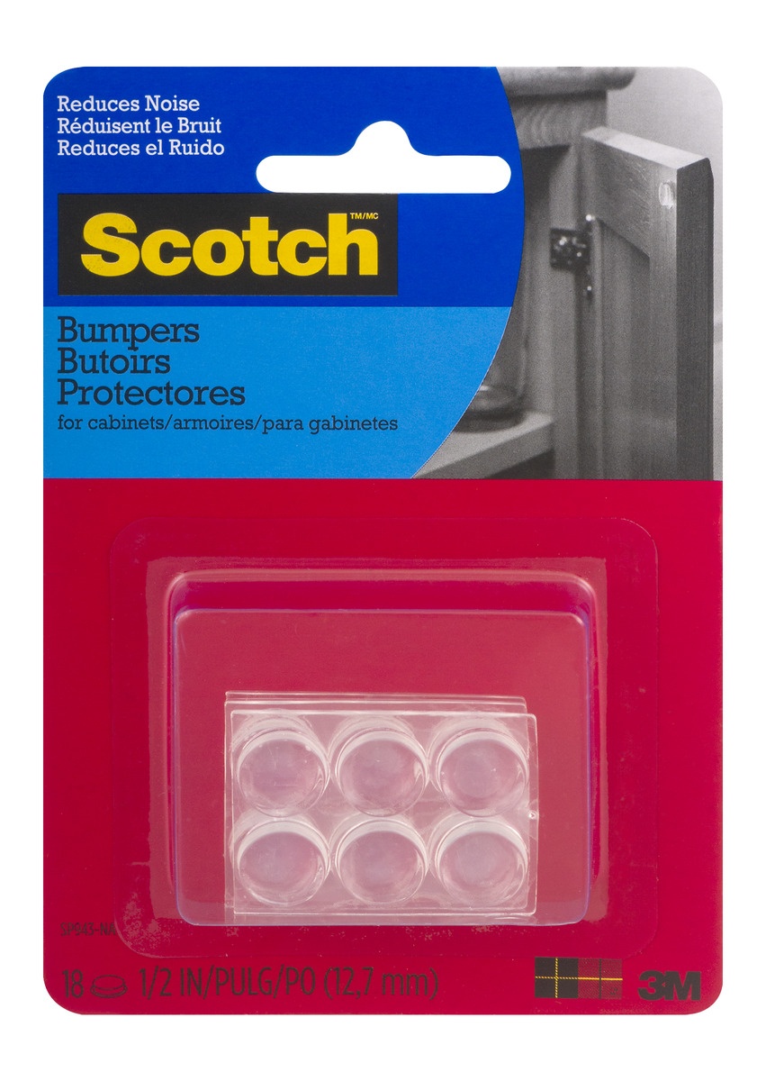 slide 1 of 1, Scotch Self-Stick Rubber Pads, 18 ct