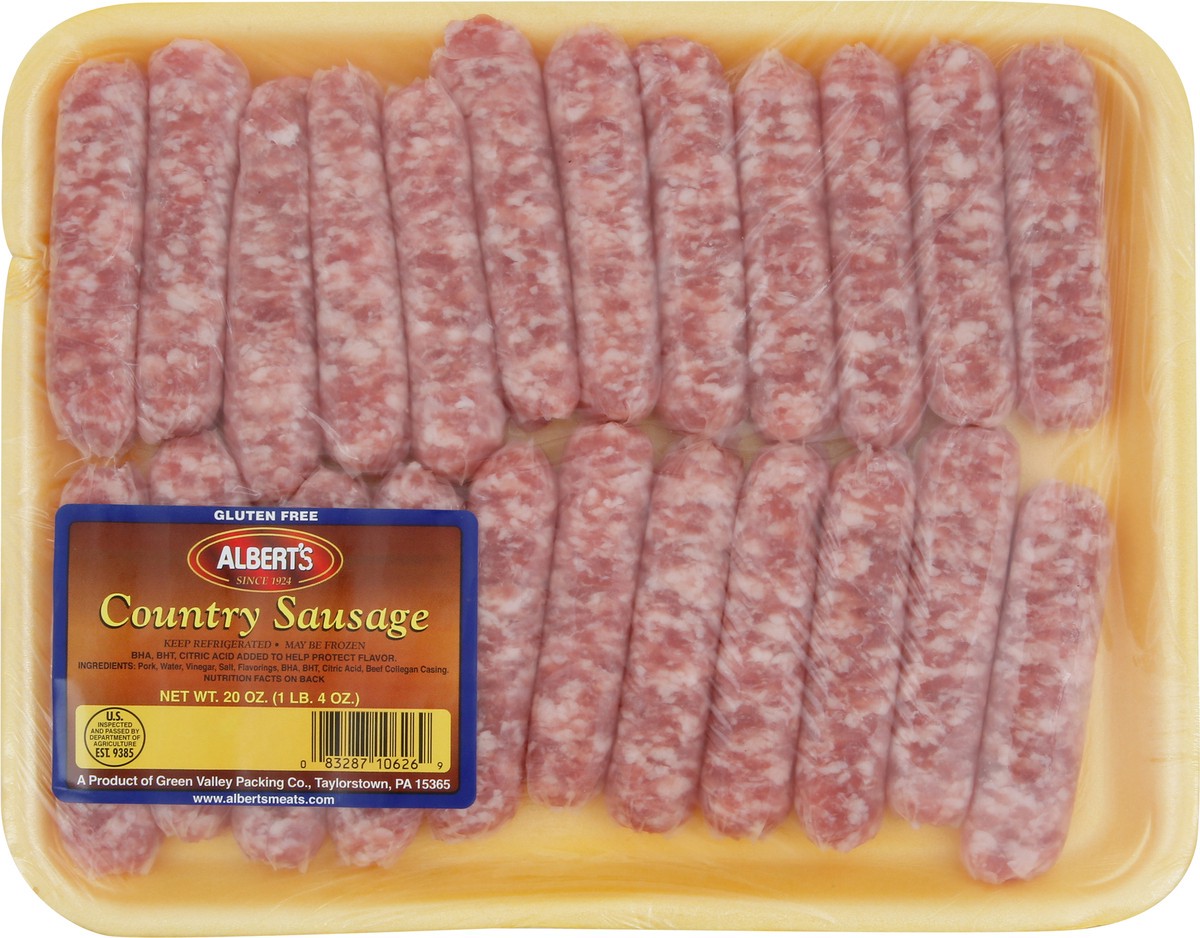 slide 3 of 7, Albert's Country Sausage 20 oz, 20 oz