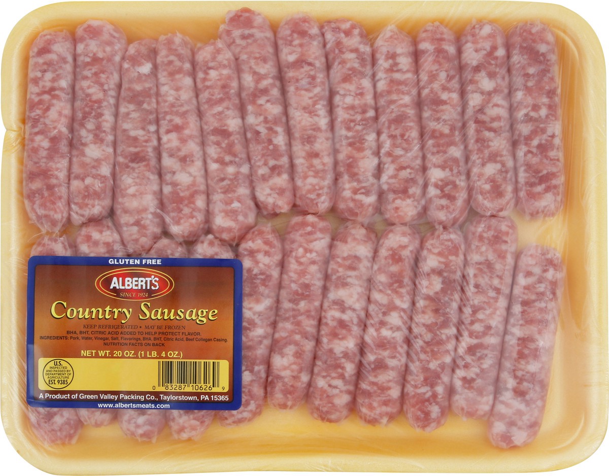 slide 1 of 7, Albert's Country Sausage 20 oz, 20 oz