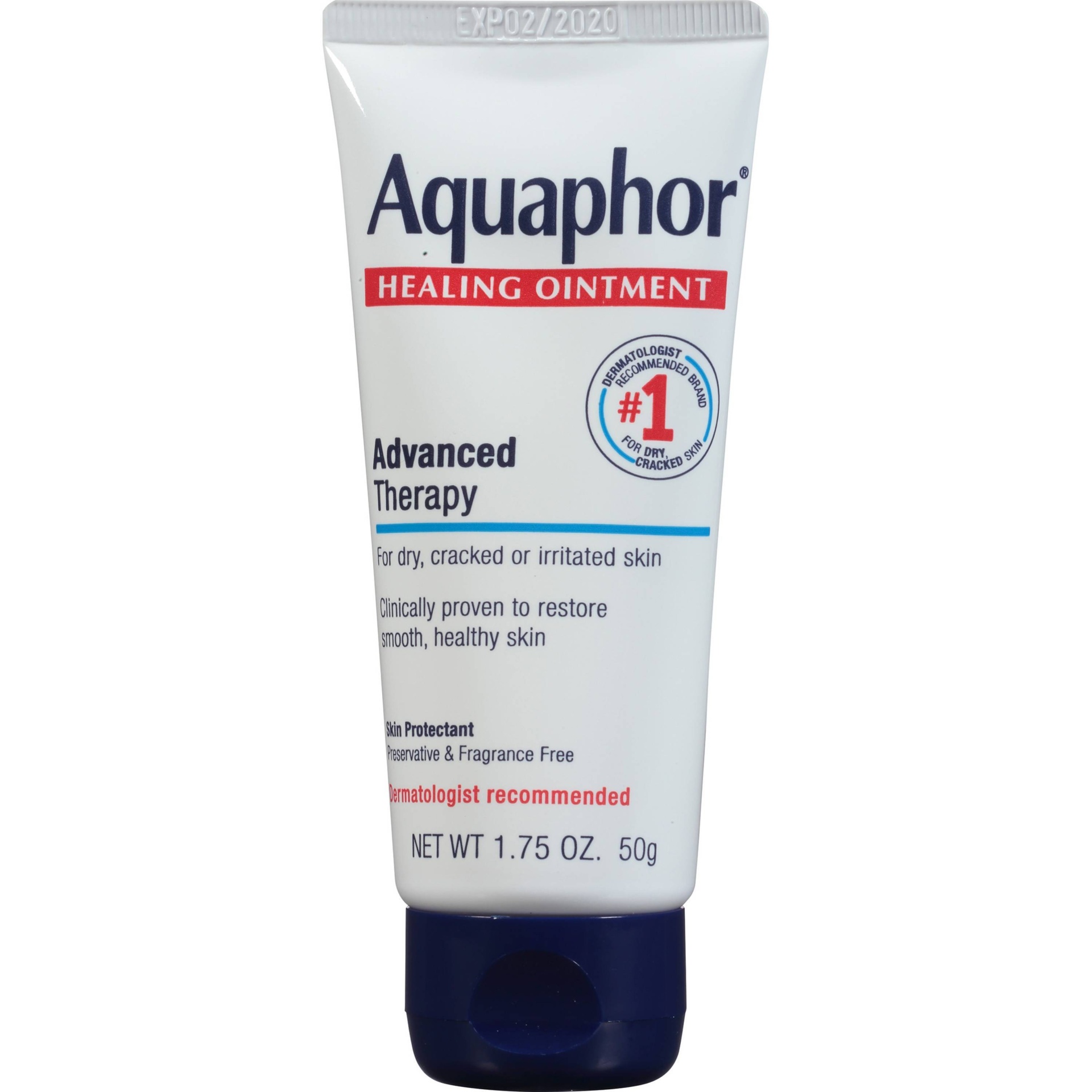 slide 1 of 4, Aquaphor Healing Ointment Tube, 1.75 oz