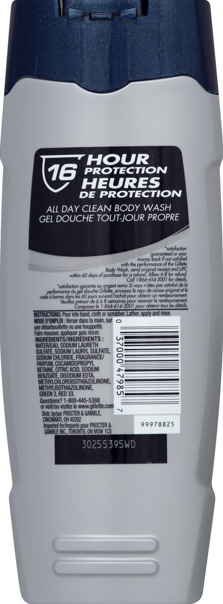 slide 5 of 5, Gillette Body Wash 16 oz, 16 oz