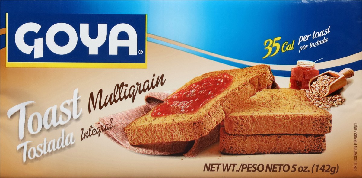 slide 4 of 13, Goya Multigrain Toast 5 oz, 5 oz