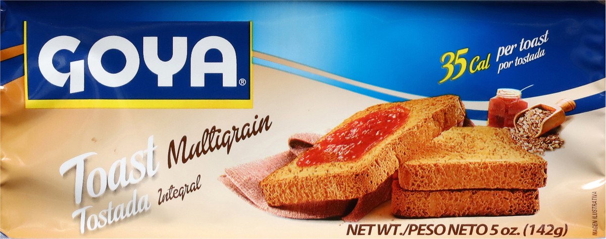slide 11 of 13, Goya Multigrain Toast 5 oz, 5 oz