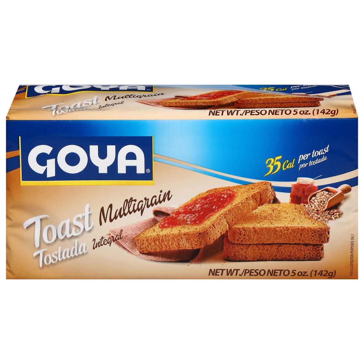 slide 8 of 13, Goya Multigrain Toast 5 oz, 5 oz