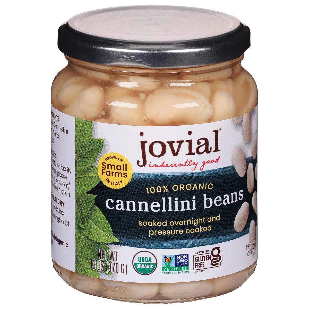 slide 5 of 9, Jovial 100% Organic Cannellini Beans, 13 oz