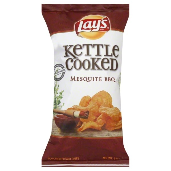 slide 1 of 6, Lay's Lays Bbq Kettle Chips, 8 oz