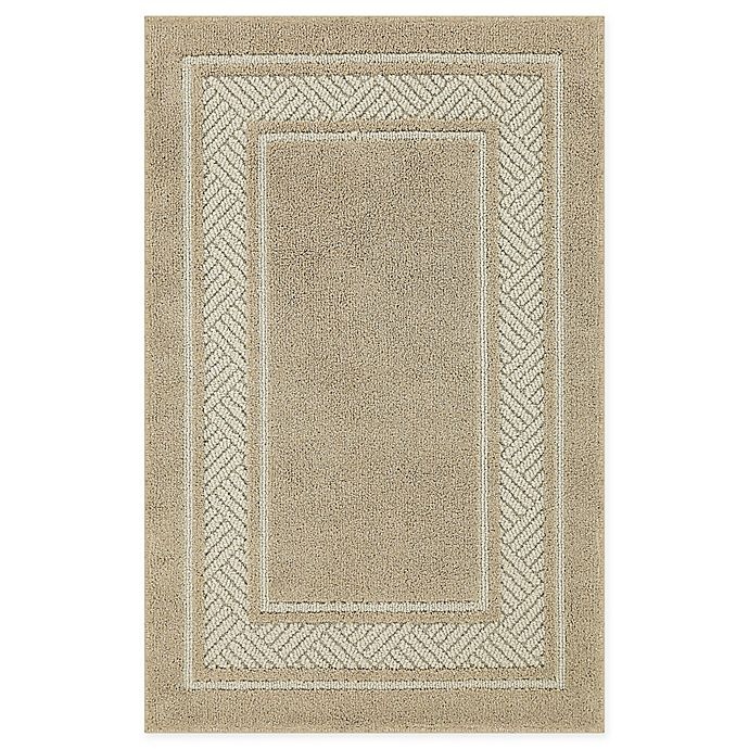 slide 1 of 10, Maples Walker Border 2'6 X 3'8 Tufted Accent Rug - Beige, 1 ct