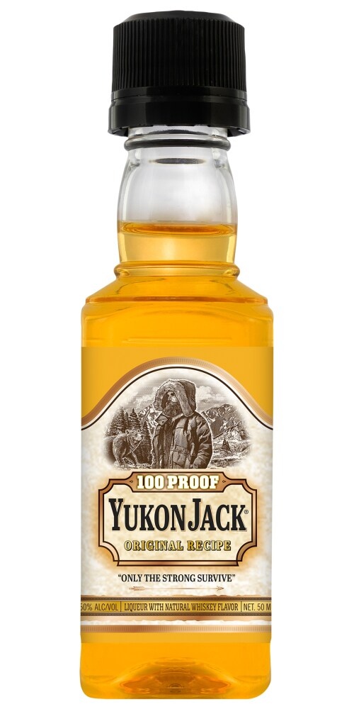 slide 1 of 1, Yukon Jack Original 50ml 100 Proof, 50 ml