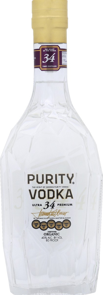 slide 4 of 6, Purity Organic Vodka 750 ml, 750 ml