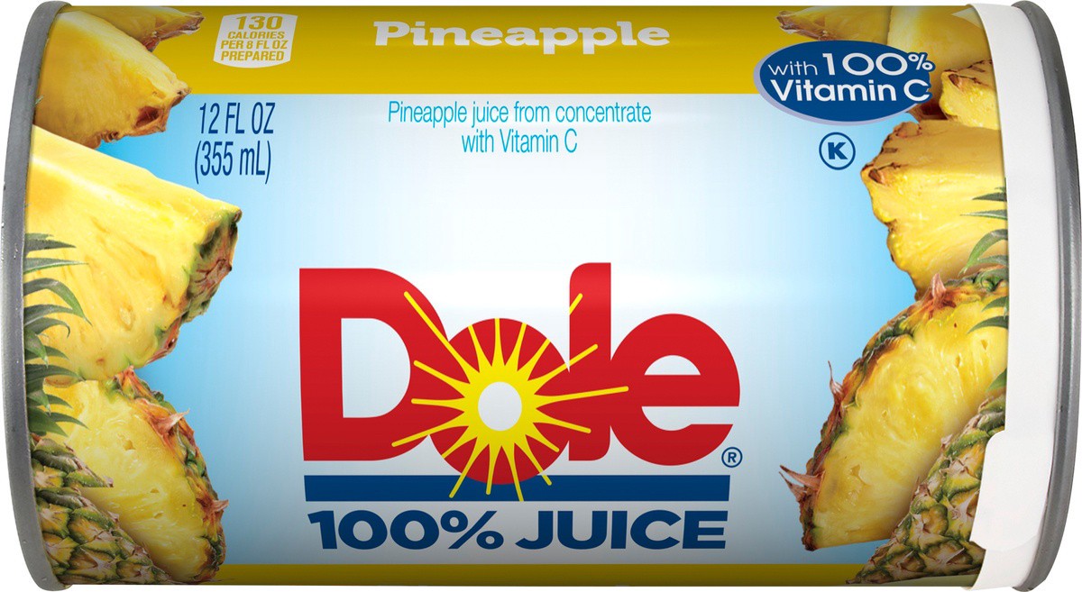 slide 3 of 7, Dole 100% Pine Orange Banana Juice - 12 fl oz, 12 fl oz