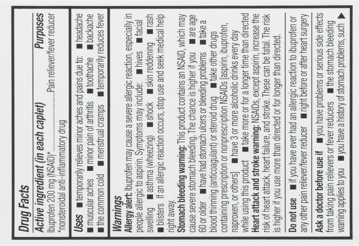 slide 4 of 9, Topcare Ibuprofen Capsules, 50 ct