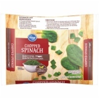 slide 1 of 1, Kroger Chopped Spinach, 10 oz