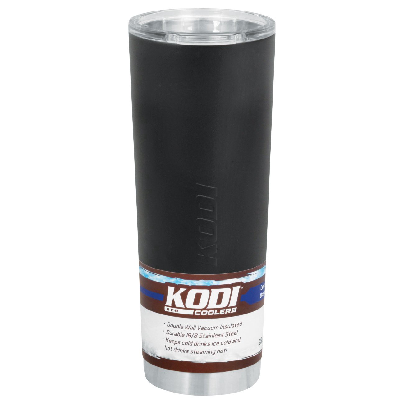 slide 1 of 1, Kodi Slim Tumbler Black, 28 oz