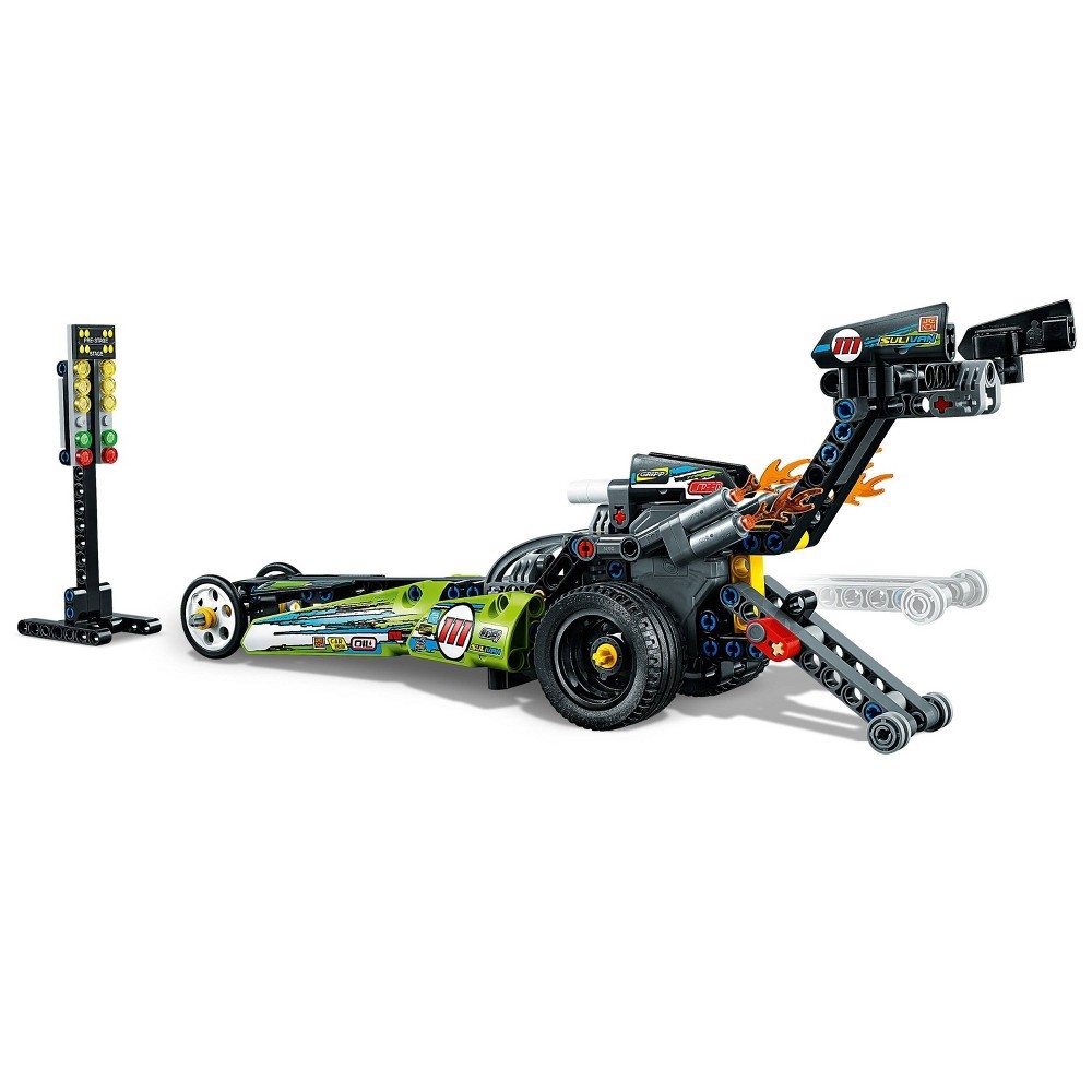 slide 7 of 7, LEGO Technic Dragster 42103 Pull-Back Racing Toy Building Kit, 1 ct