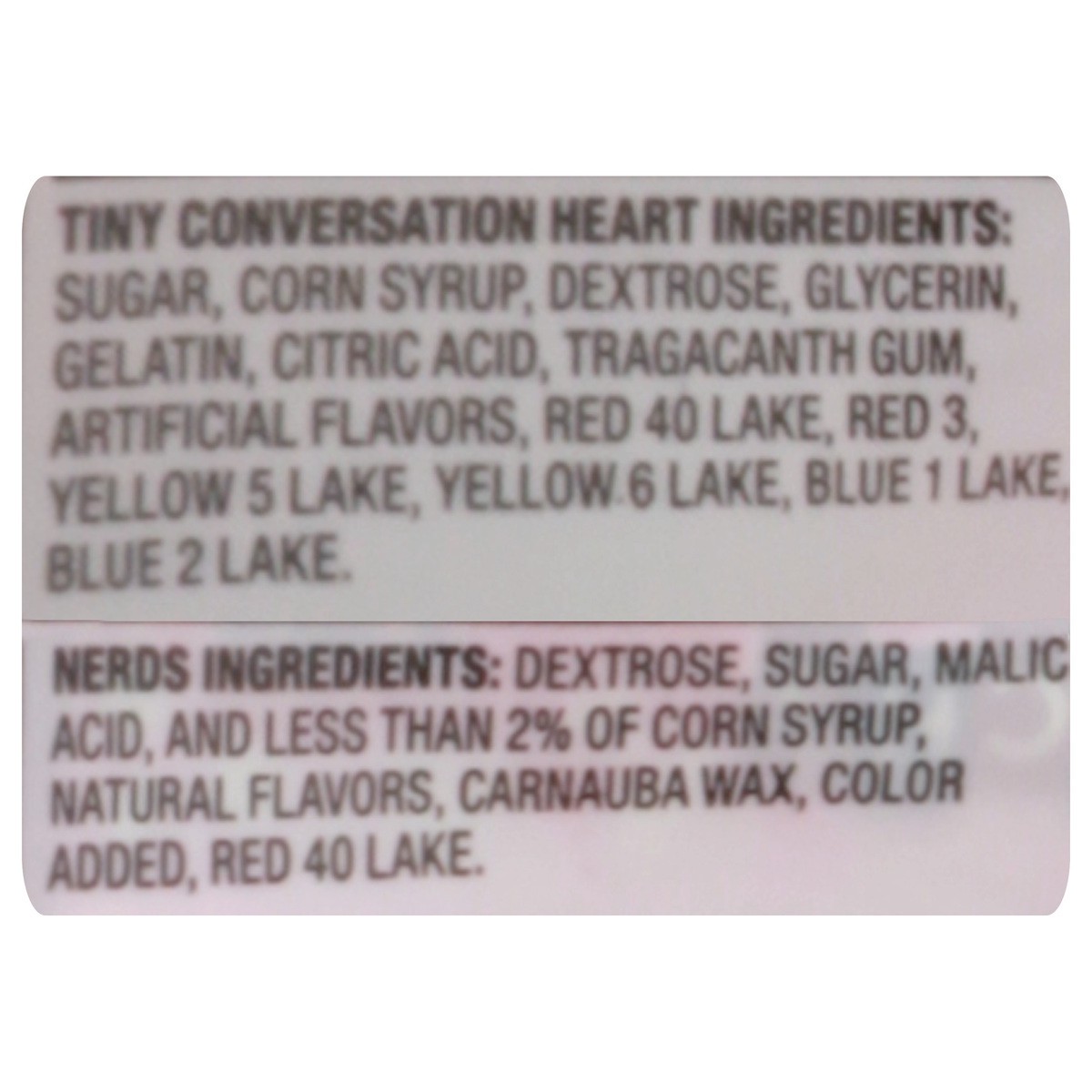 slide 2 of 9, BRACHS Tiny Conversations Hearts/Valentine Nerds Conversation Hearts: Wintergreen, Banana, Orange, Lemon, Cherry & Grape Nerds: Punch Strawberry Candy 22 ea, 22 ct