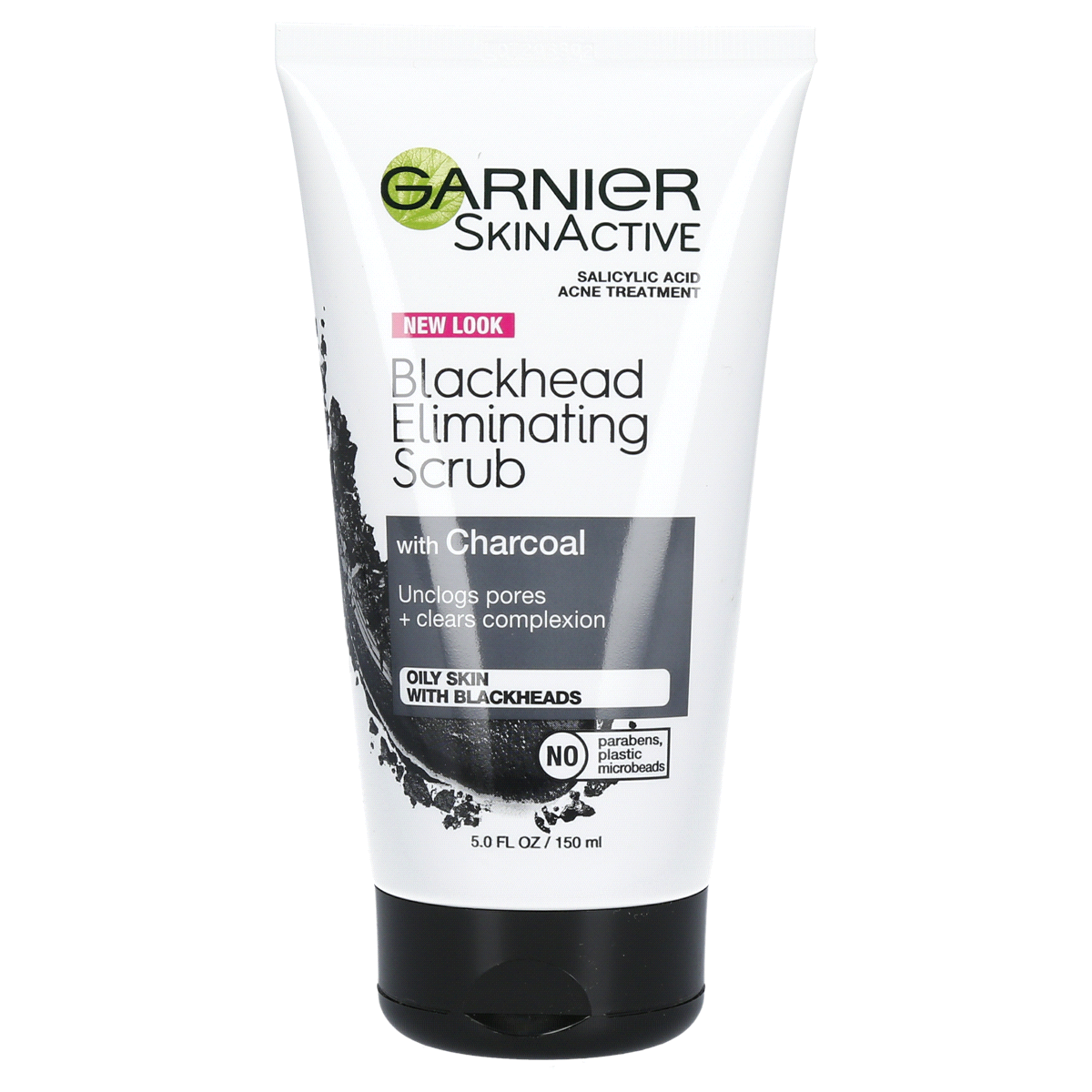 slide 1 of 1, Garnier Clean Blackhead Eliminating Scrub, 5 fl oz