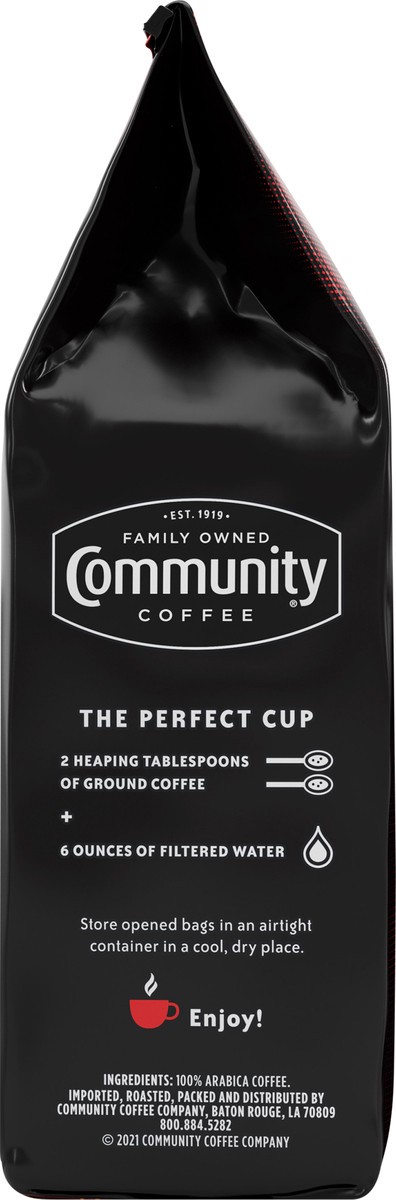 slide 5 of 11, Community Coffee Coffee, Ground, Bold Roast, Intense Blend, 12 oz