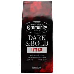 Community Coffee Coffee, Ground, Bold Roast, Intense Blend
