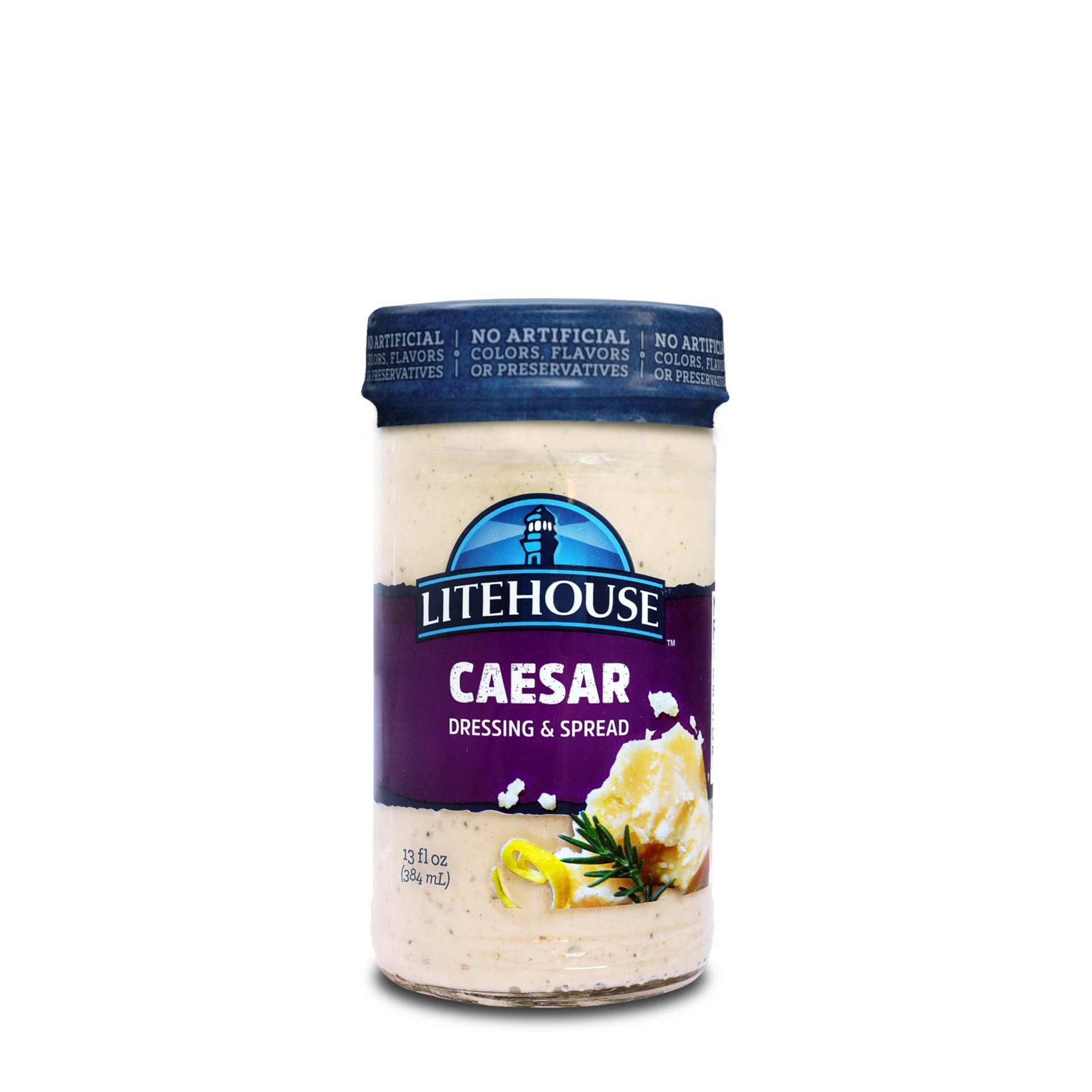 slide 1 of 8, Litehouse Caesar Dressing & Dip, 13 oz