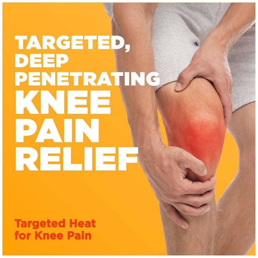 slide 4 of 4, ThermaCare Knee Heat Wraps for Knee Pain Relief, 2 ct
